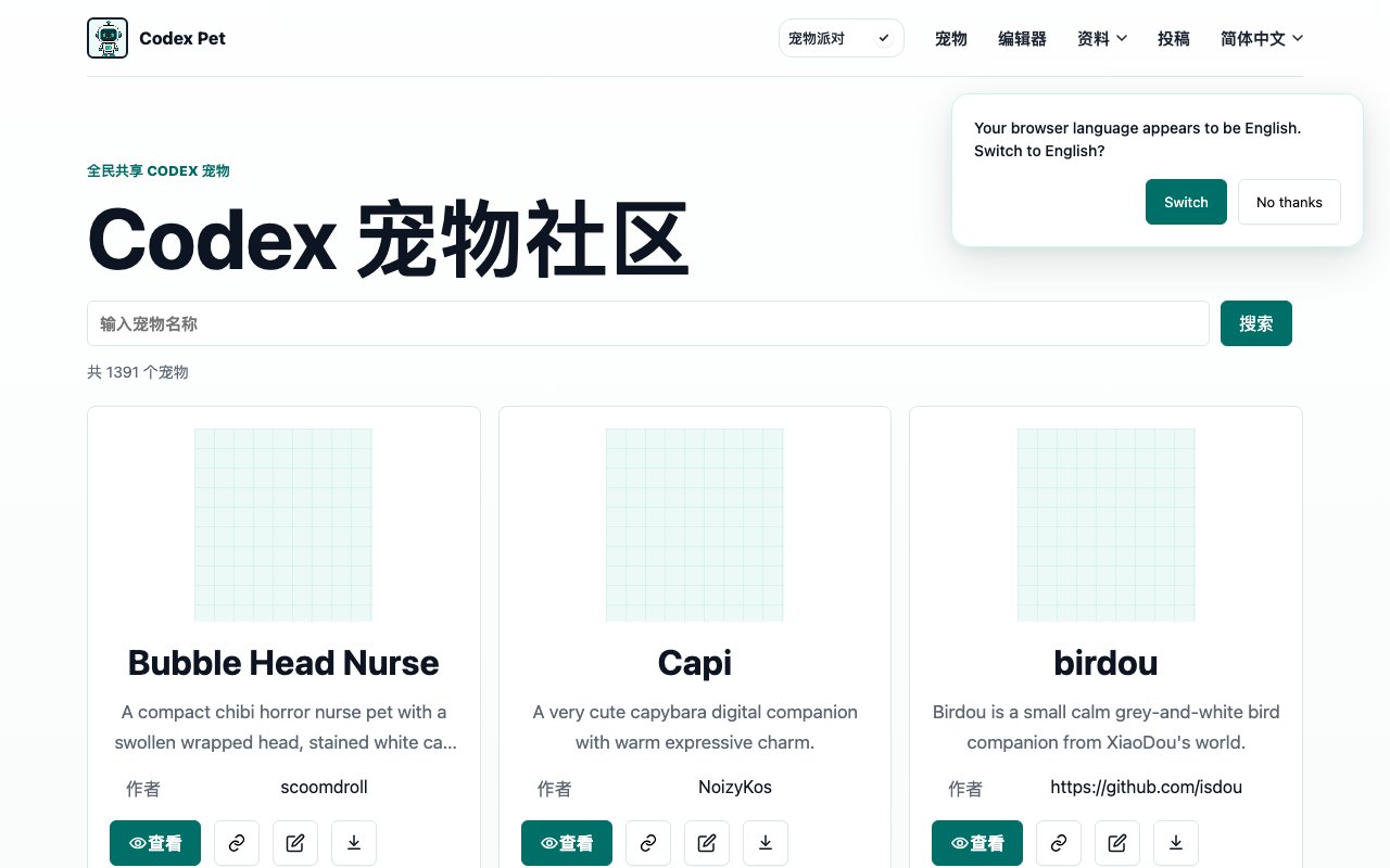 Codex Pet 截图