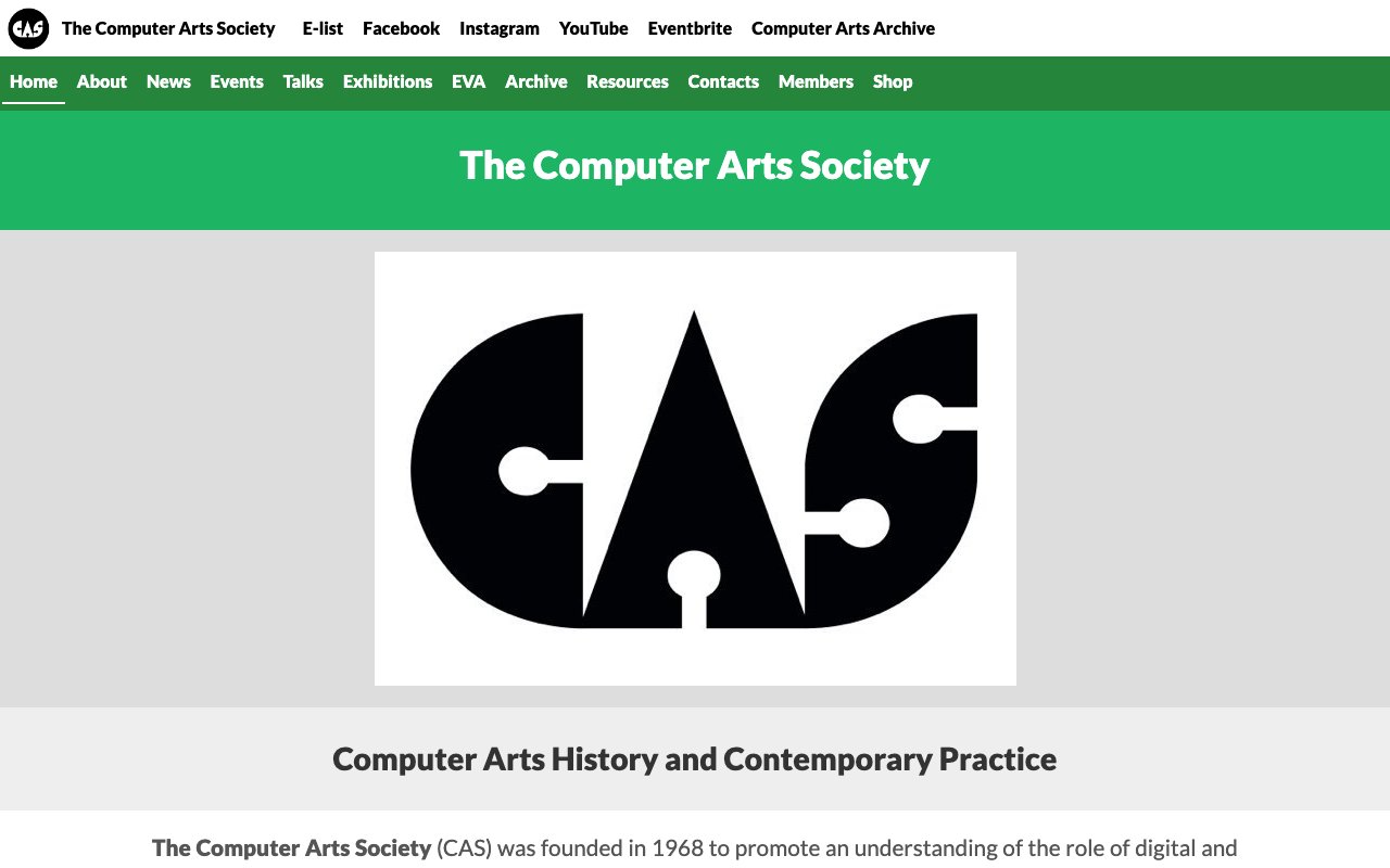 The Computer Arts Society 截图