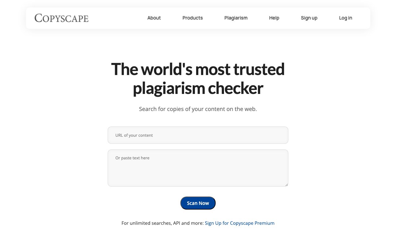 Copyscape 截图