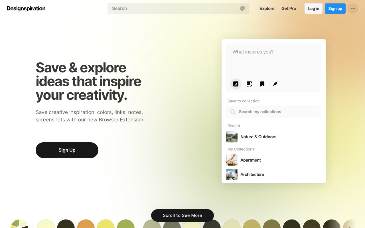 Designspiration 截图