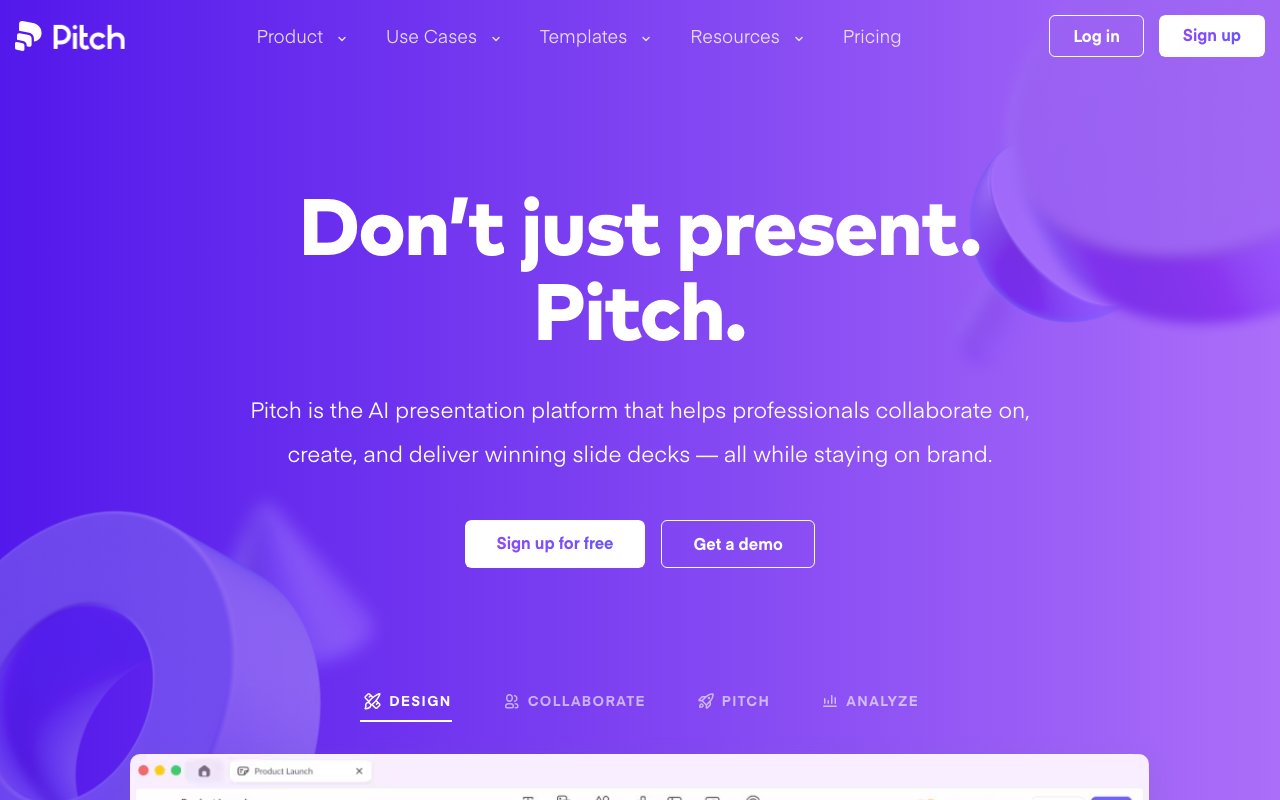 Pitch 截图