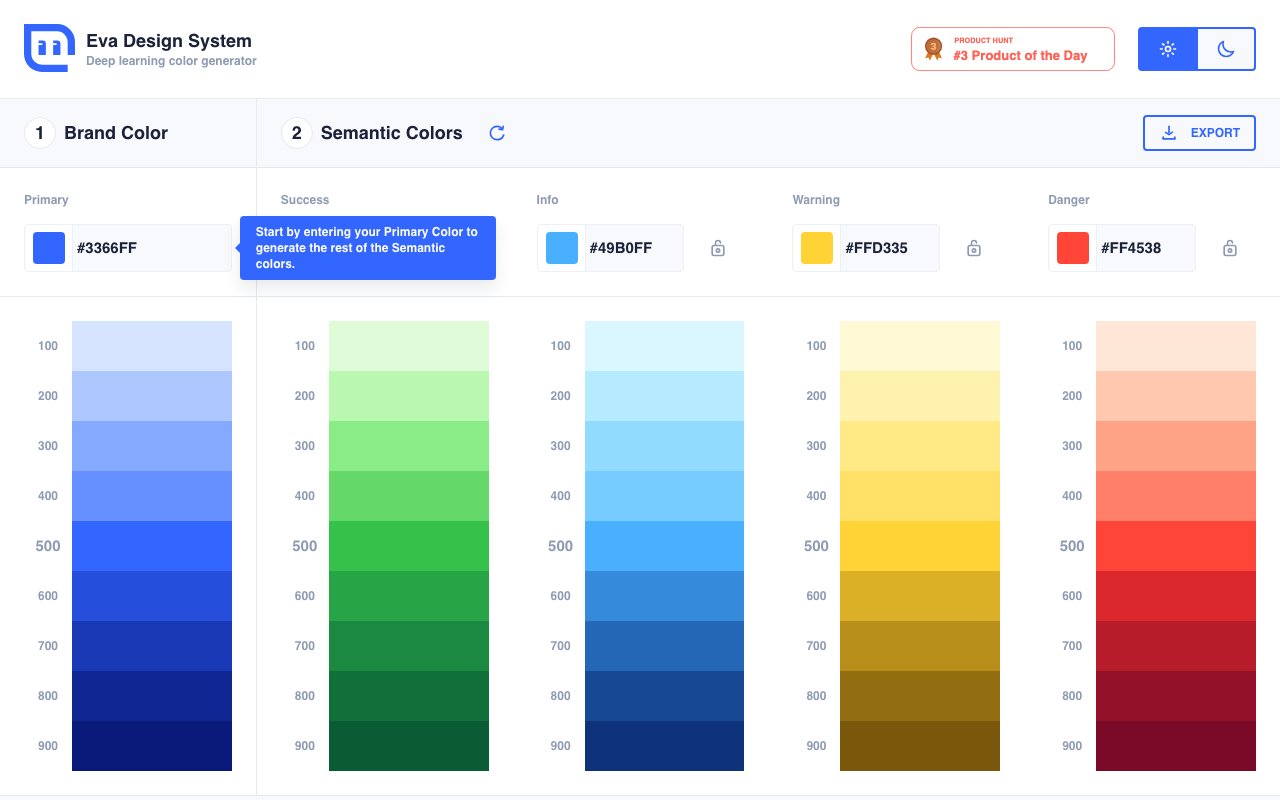 Eva Design System 截图