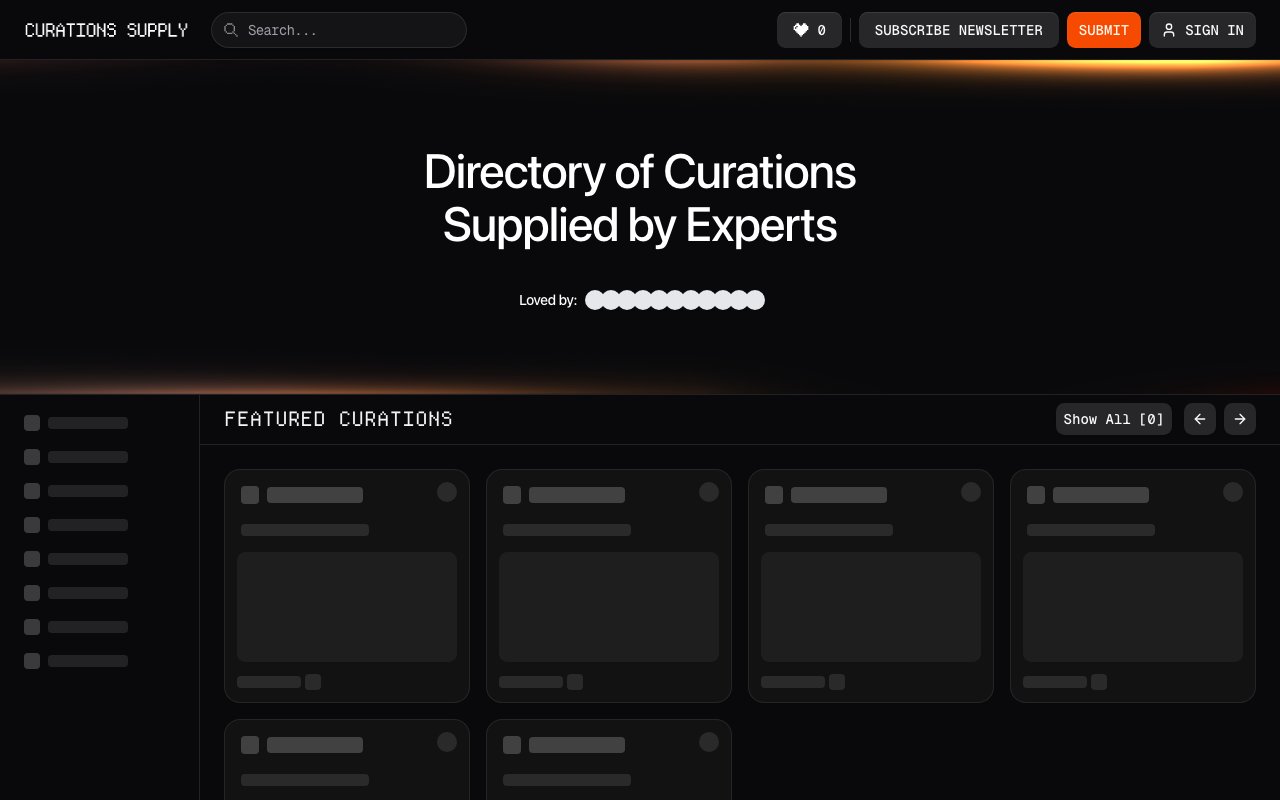 Curations Supply 截图