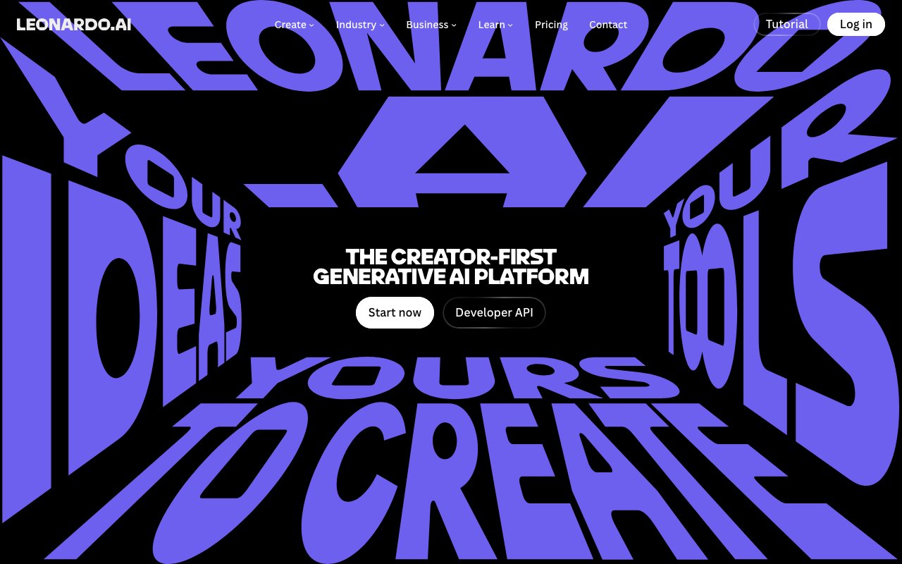 Leonardo AI 截图