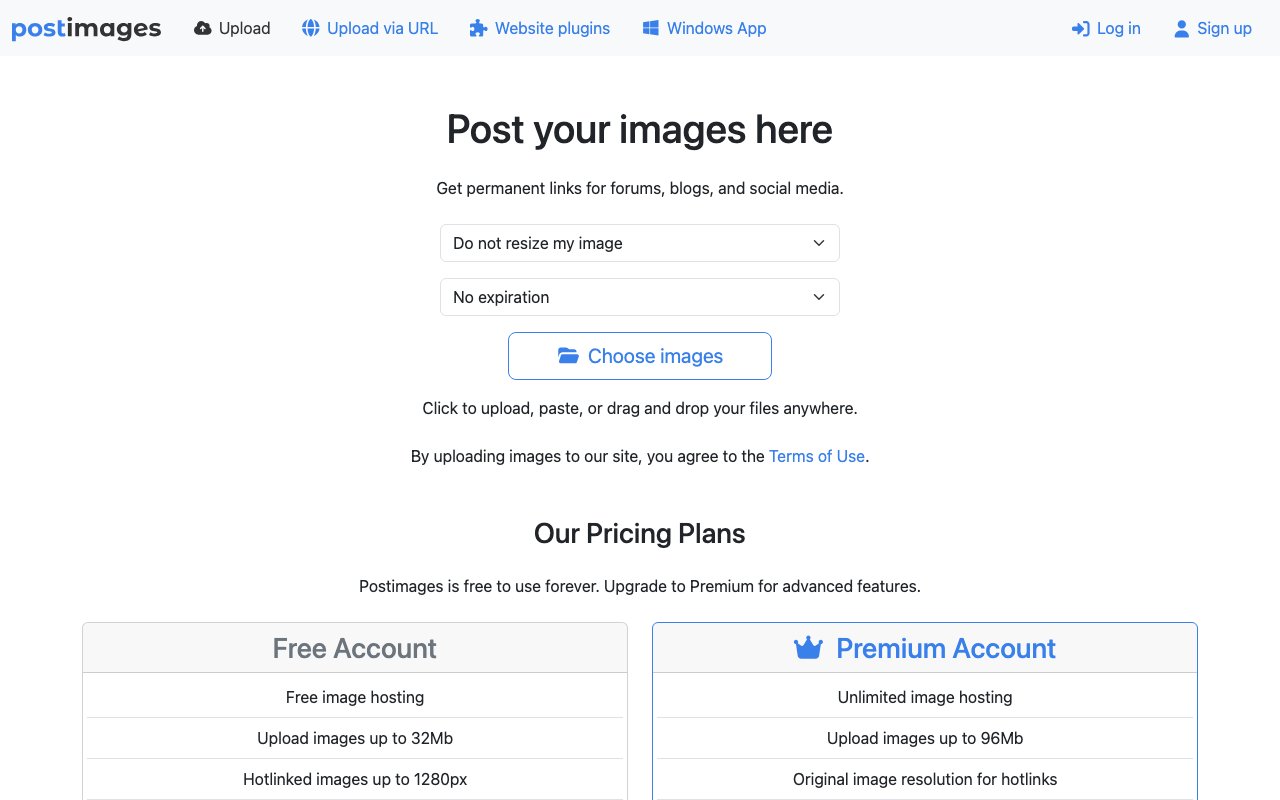 Postimages 截图