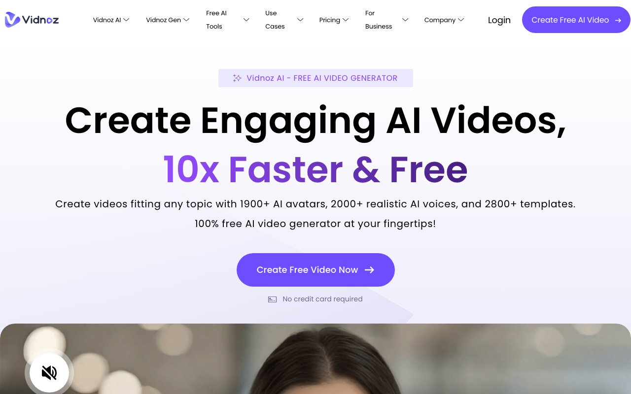 Vidnoz AI 截图