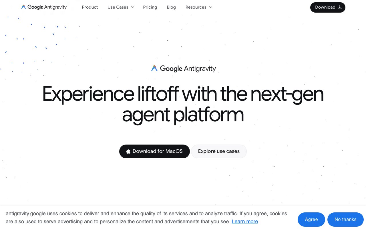 Google Antigravity 截图