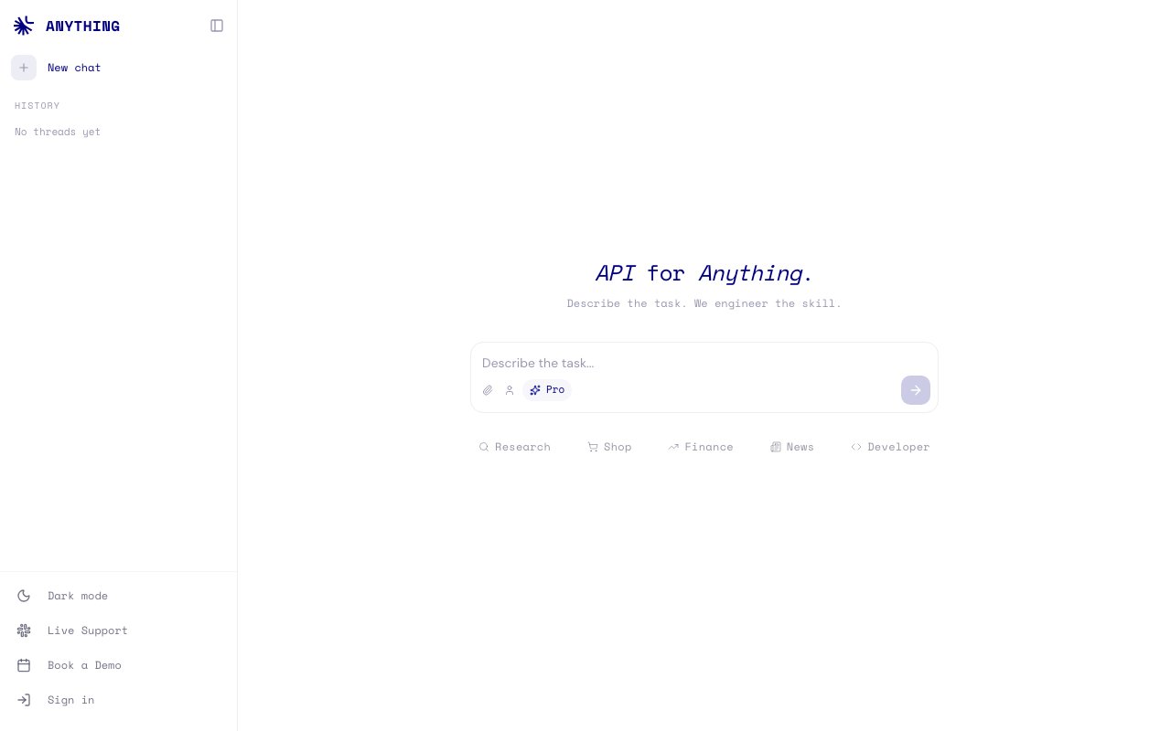 Anything API 截图
