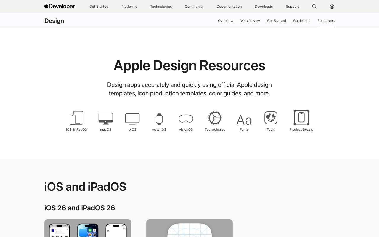 Apple Design Resources 截图