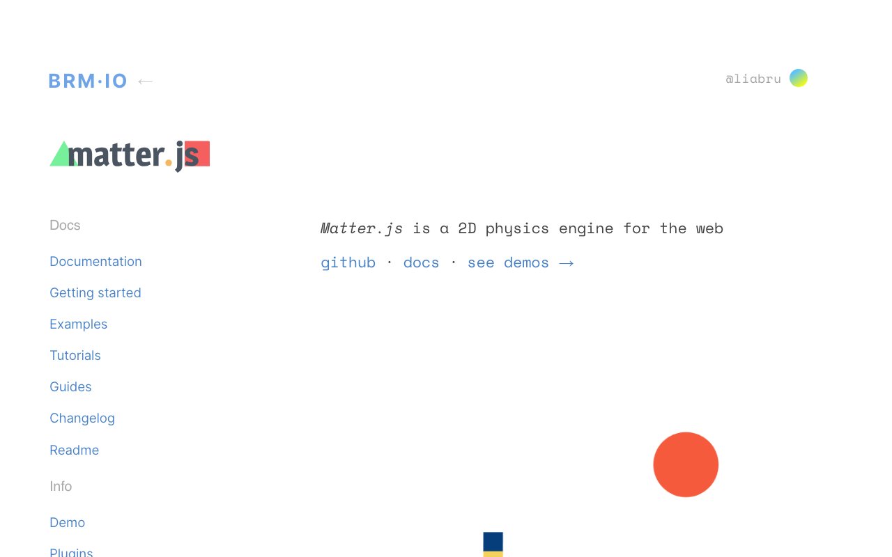 Matter.js 截图