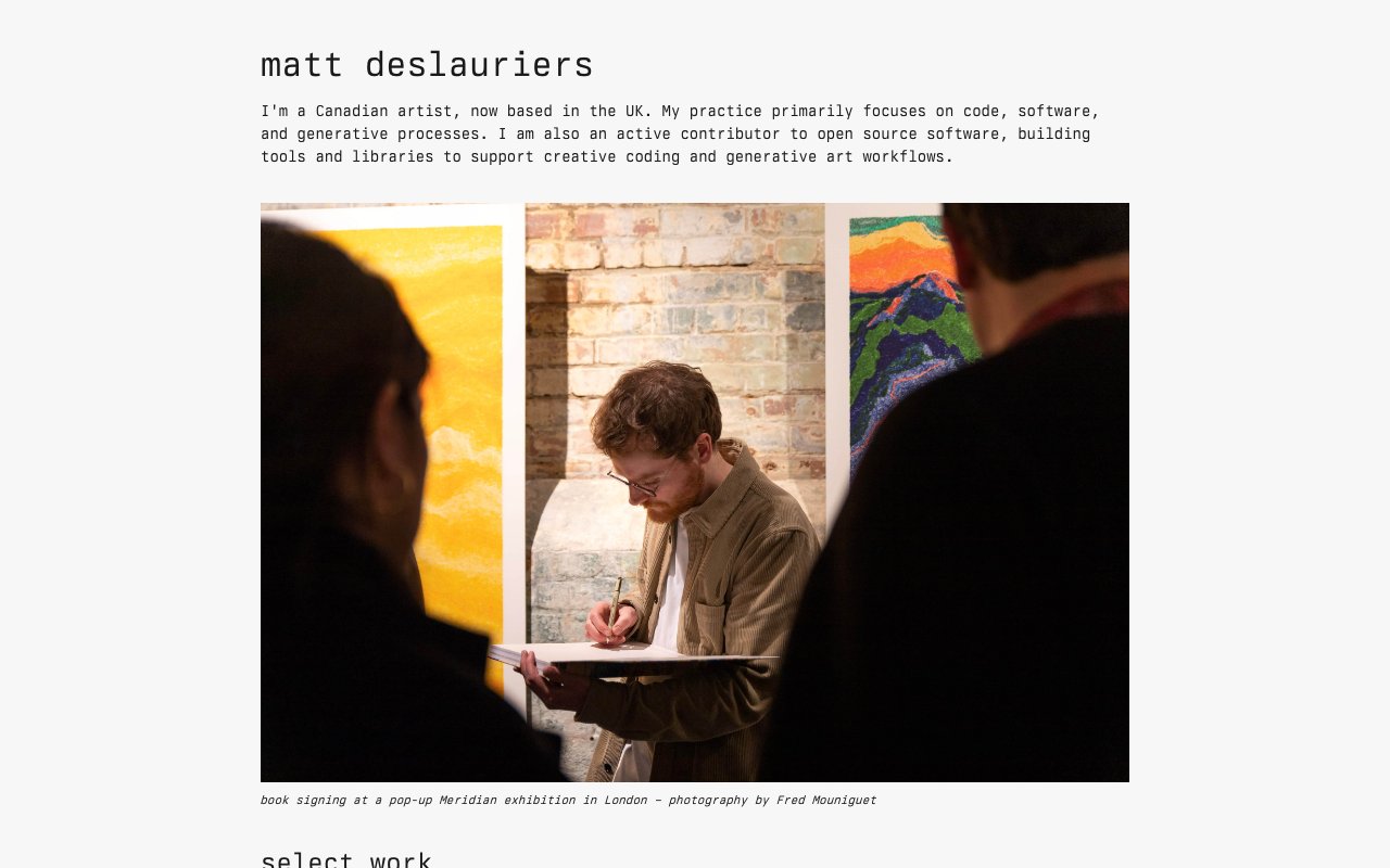 Matt Deslauriers 截图